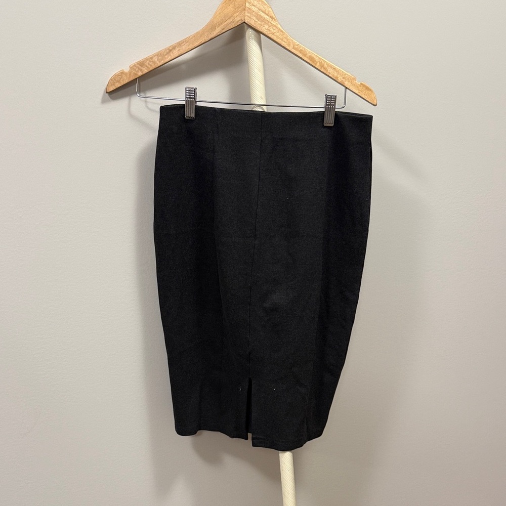 Dark Grey Pencil Skirt
